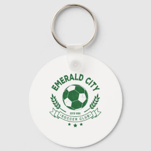 Wizard Of Oz Emerald City Soccer Footbyll Costume Key Ring