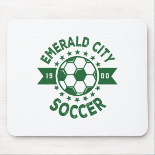 Wizard Of Oz Emerald City Soccer Footbyll Costume  Mouse Pad