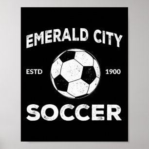 Wizard Of Oz Emerald City Soccer Footbyll Costume  Poster