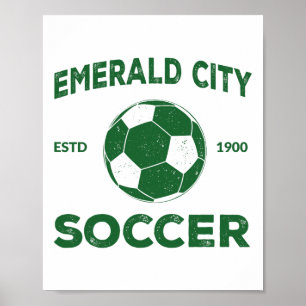 Wizard Of Oz Emerald City Soccer Footbyll Costume  Poster