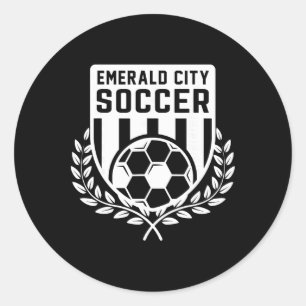 Wizard Of Oz Emerald City Soccer Footll Costume Ha Classic Round Sticker