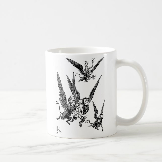 Wizard of Oz Flying Monkeys Coffee Mug (Right)