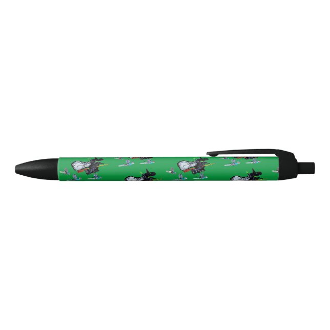 WIZARD OF OZ FLYING WITCH  BLACK INK PEN (Top)