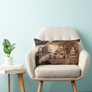 WIZARD OF OZ GALE FARM LUMBAR CUSHION