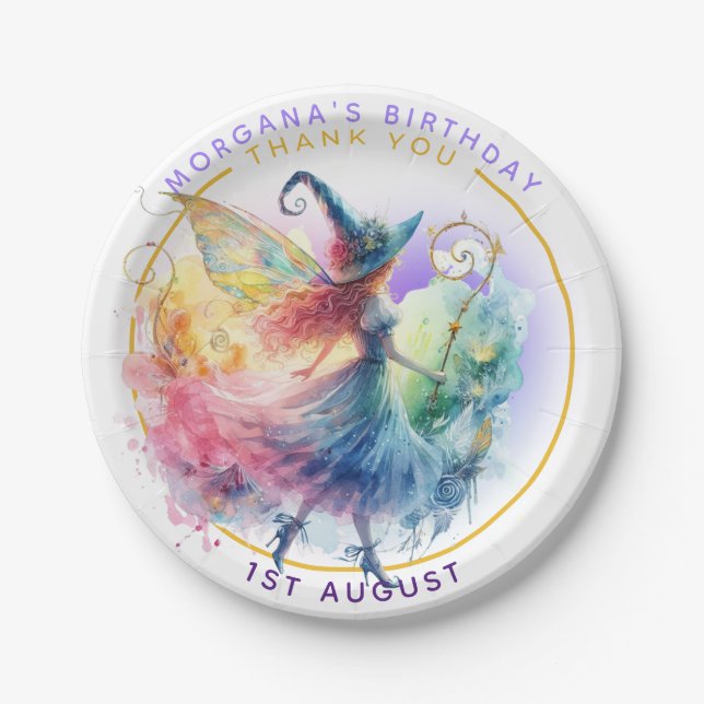 Wizard of Oz Good Witch Partyware Decor Custom Paper Plate (Front)