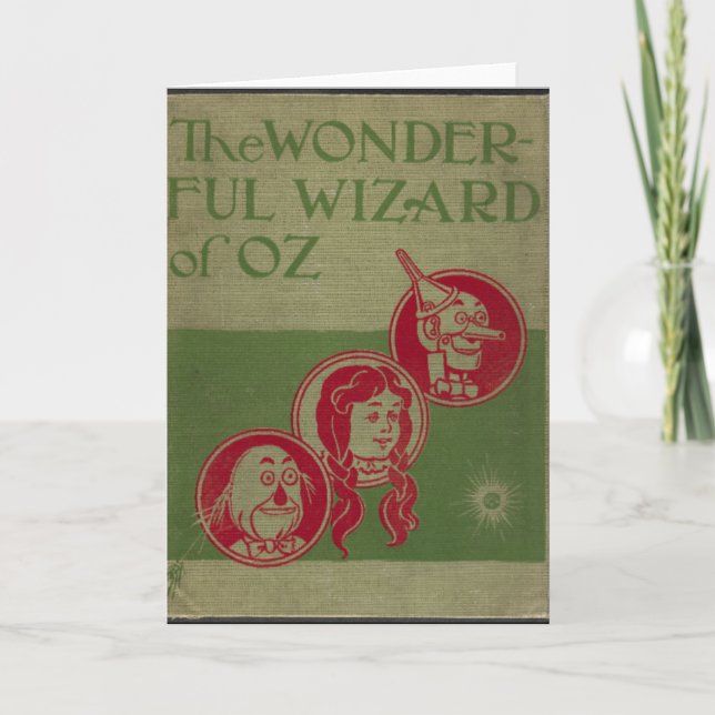 Wizard of Oz Greeting Card (Front)