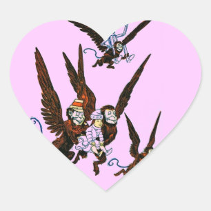 Wizard of Oz Heart Sticker