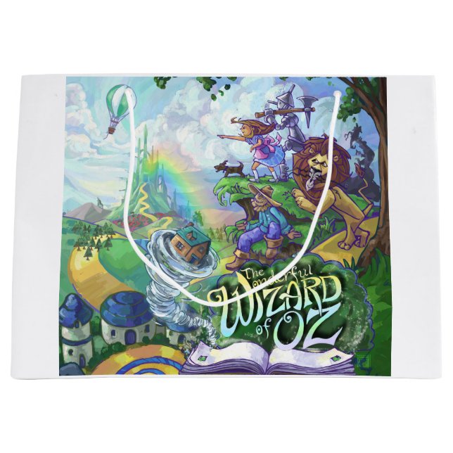Wizard of Oz Large Gift Bag (Front)