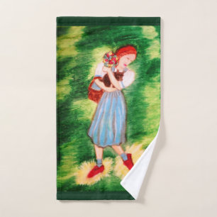 WIZARD OF OZ MAGIC SHOES HAND TOWEL