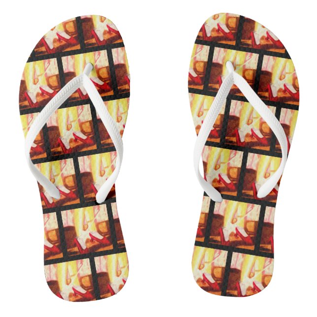 WIZARD OF OZ MAGIC SHOES THONGS (Footbed)