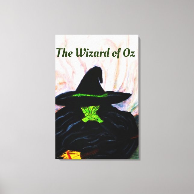 WIZARD OF OZ MELTING WITCH  CANVAS PRINT (Front)