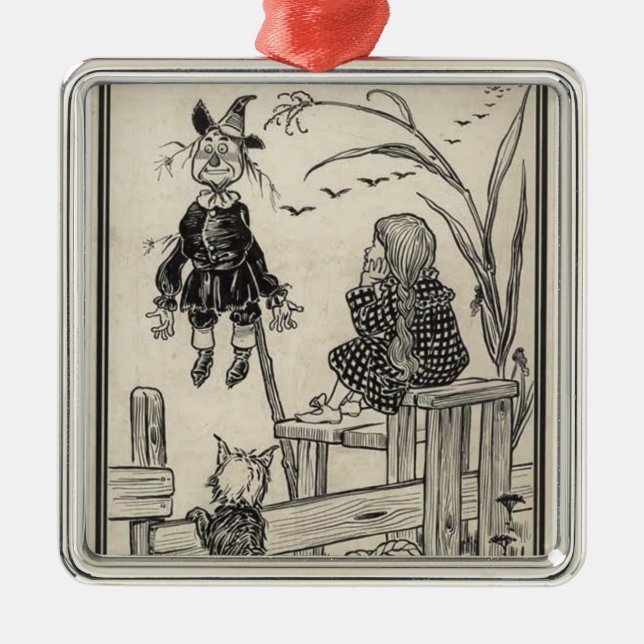 Wizard of Oz Metal Tree Decoration (Front)