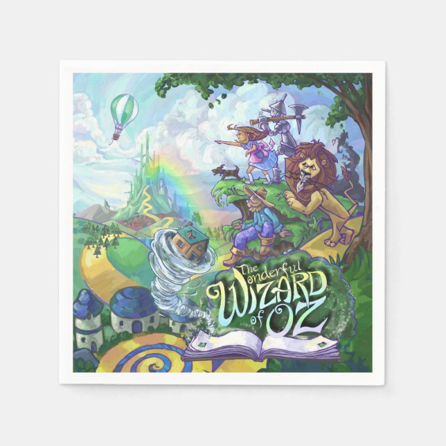 Wizard of Oz Napkin (Front)