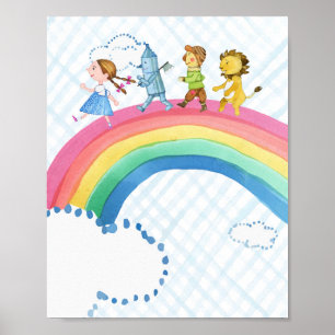 Wizard of Oz Rainbow Wall Art Print