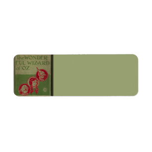 Wizard of Oz Return Address label