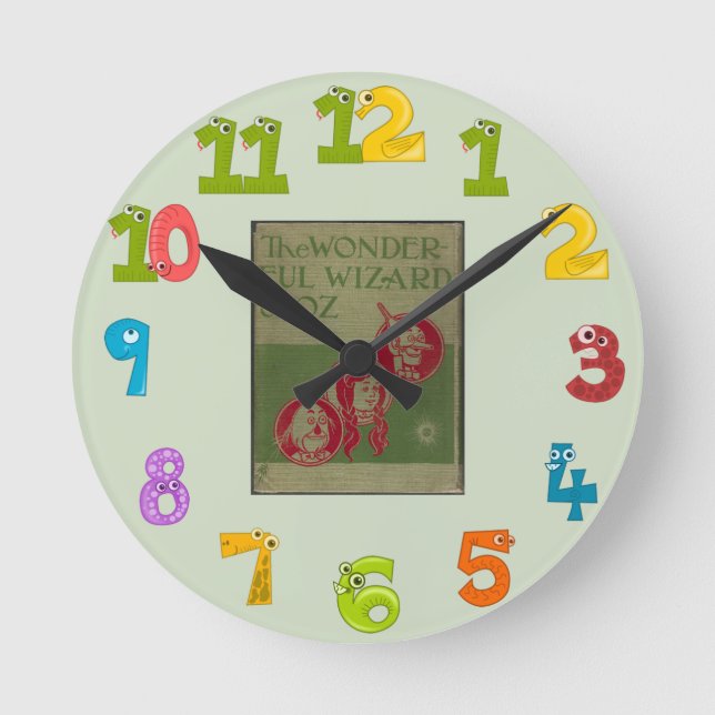 Wizard of Oz Round Clock (Front)