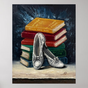 Wizard of Oz Silver Shoes Giclee Print