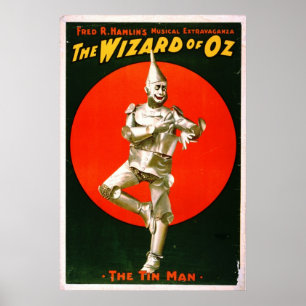 Wizard of Oz - Tin Man 1903 Poster