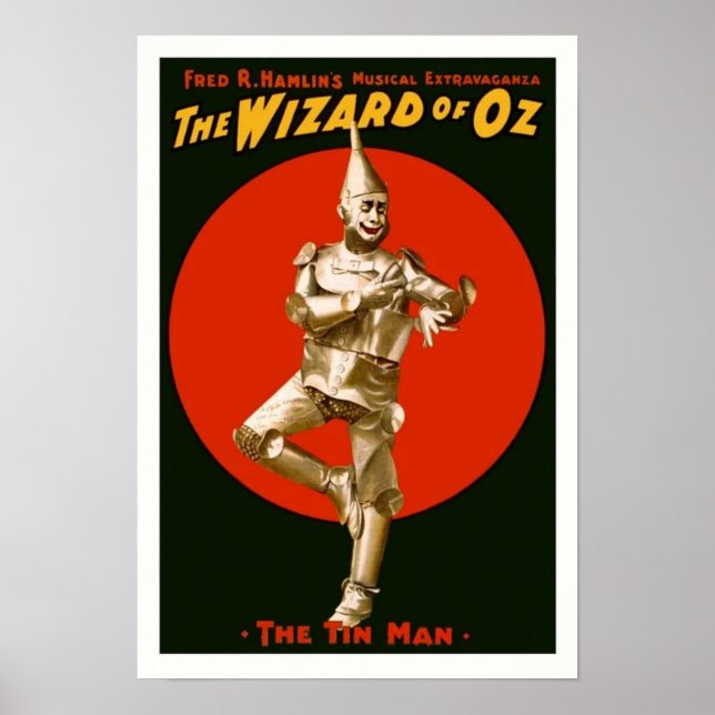 Wizard of OZ Tin Man Poster (Front)