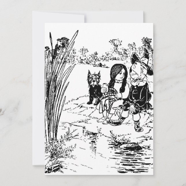 Wizard of Oz Toto, Dorothy and Scarecrow (Front)