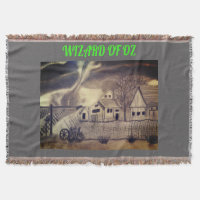 WIZARD OF OZ TWISTER  THROW BLANKET