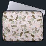 Wizard of Oz™ Wicked Witch™ Crystal Ball Pattern Laptop Sleeve<br><div class="desc">Add a touch of wickedly whimsical charm to your collection with this enchanting, vintage-inspired pattern featuring iconic characters from The Wizard of Oz. Showcasing the mysterious Wicked Witch alongside her winged monkeys, magical crystal ball, swirling skies, and hourglasses, this design captures the darker, spellbinding side of the beloved classic. The...</div>