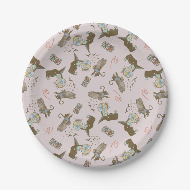 Wizard of Oz™ Wicked Witch™ Crystal Ball Pattern Paper Plate (Front)