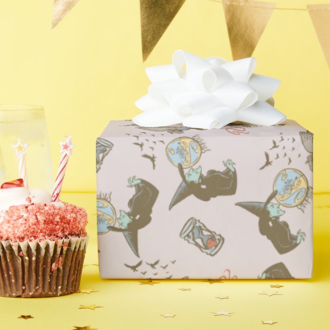 Wizard of Oz™ Wicked Witch™ Crystal Ball Pattern Wrapping Paper (Birthday Party)