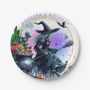 Wizard of Oz Wicked Witch Custom Partyware Decor Paper Plate