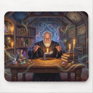 Wizard of Powerful Minimalism Mouse Pad