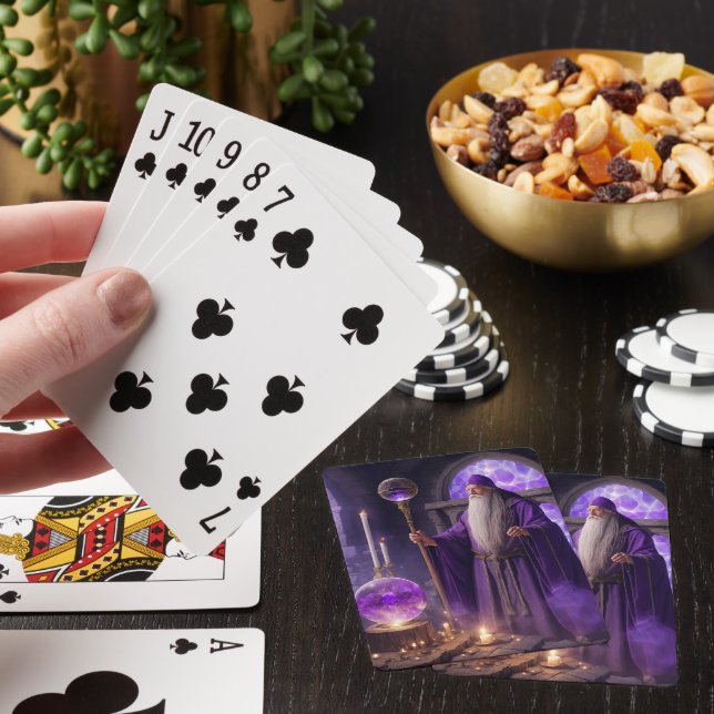 Wizard of the Eternal Ages Playing Cards (In Situ)