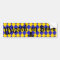Wizard on Board, blue and yellow, Bumper Sticker