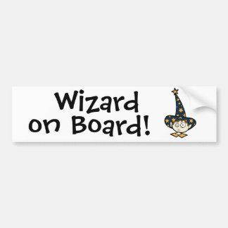 Wizard on Board! Bumper Sticker