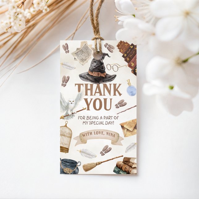 Wizard Party Favour Tag (Creator Uploaded)