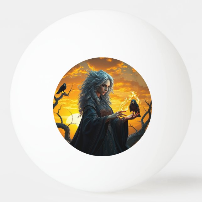 Wizard Ping Pong Ball (Front)
