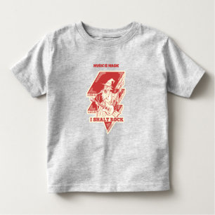 Wizard playing guitar toddler T-Shirt