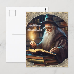 Wizard Postcard