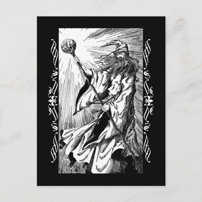Wizard Postcard (Front)