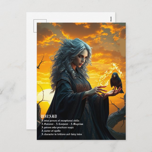 Wizard Postcard (Front/Back)