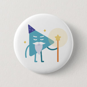 Wizard Selby 6 Cm Round Badge