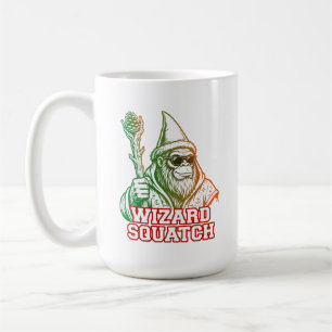 Wizard Squatch Funny Bigfoot Coffee Mug