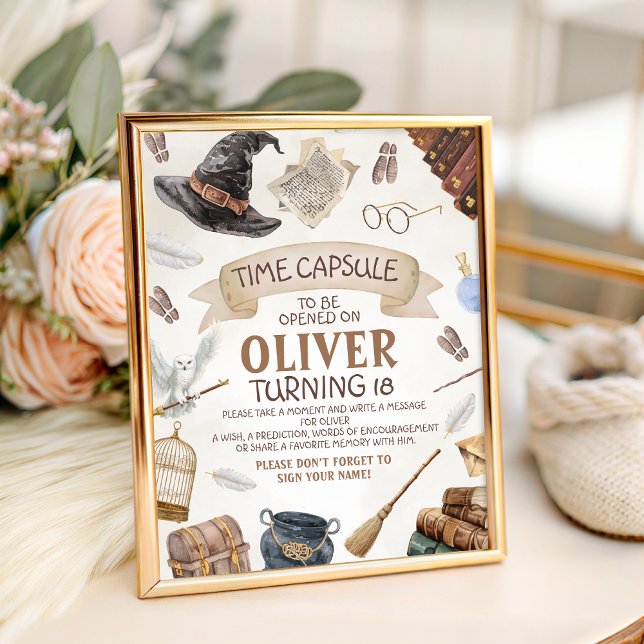 Wizard Time Capsule Sign (Creator Uploaded)