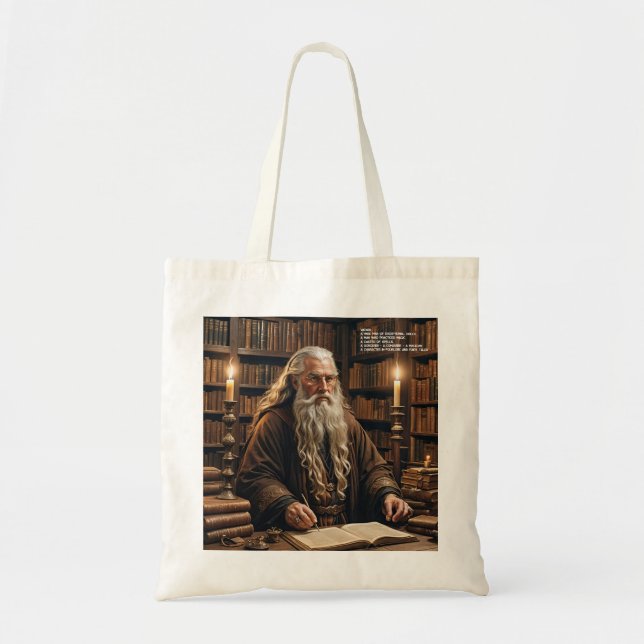 Wizard Tote Bag (Front)