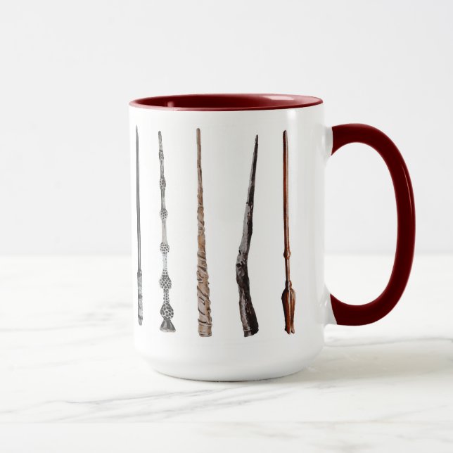Wizard Wand Mug in Red (Right)