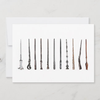 Wizard Wands Invitation