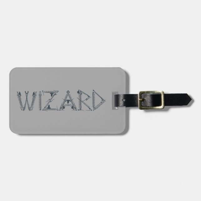 Wizard Weapon Collage Luggage Tag (Front Horizontal)