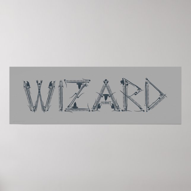 Wizard Weapon Collage Poster (Front)