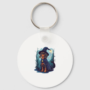 Wizard Wiener � Magical Dachshund Key Ring