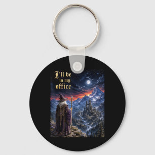 Wizard Witch Renaissance Fair Humour Ill Be In Key Ring