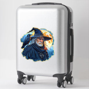 Wizard with a Raven - Halloween Fan Fun 1